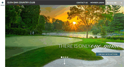 Desktop Screenshot of glenoakcountryclub.org